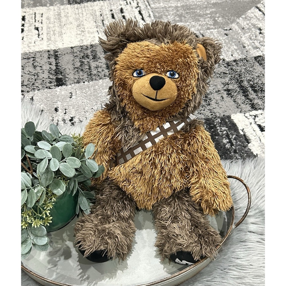 BAB Build A Bear Star Wars Chewbacca Stuffed Plush Toy 18" Stuffed Wookiee